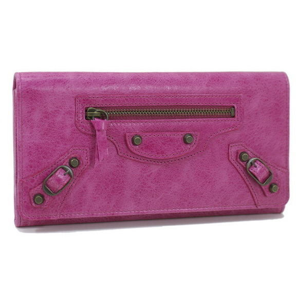 Balenciaga Wallet 163471 Leather 5640 Pink Sorbet Long - Picture 1 of 3